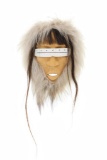Ayap'run Jack Abraham Carved Cedar Inuit Mask