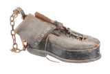 19th C Deer Lodge, MT Prison Cement Gardener Boot
