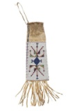 C. 1880 Sioux Large Beaded Pipe Bag -ex Harrisburg