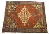 Ca. 1880 Antique Serapi, Persian Fine Wool Rug