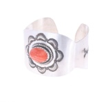 Navajo Chaz Tsosie Sterling Silver Oyster Bracelet