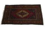 Turkish Konya Hand Woven Wool Area Rug C 1970