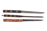 Japanese Kozuka & Kogai Katana Saya Knives