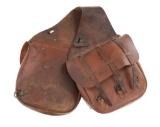 U.S. Cavalry Leather Saddle Bags c. Early 1900's