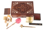 Japanese Inlayed Box of Katana Blade Cleaning Kit