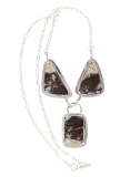 Navajo BB Tsosie Silver Wild Horse Jasper Necklace