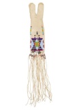 Crow Beaded Pipe Bag 20th Century