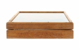 Henry L. Hanson Oak Wood Display Case Late 1800s