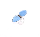 Navajo Sterling Silver Golden Hills Turquoise Ring