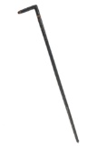 Antique Civil War Stacked Leather Plantation Cane