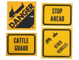 Montana Aluminum & Tin Road Sign Collection