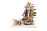 Jay Tschudy Native American Warbonnet Metal Art