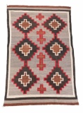Navajo Ganado Hubbell Cross Rug c. 1900-1920's