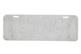 Original Oregon License Plate c. 1919