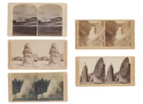 F.J. Haynes Yellowstone & Pacific Stereoviews (5)