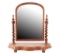 Ca. 19th C. Barley Twist Victorian Shaving Mirror
