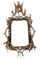 Early Antler, Carved Burl & Boar Tusk Mirror