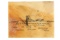 Inuit Ralph M. Kowchee Seal Skin Scrimshaw 1973