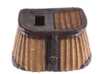 W.H. McMonies & Company Leather & Willow Creel