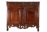 19th Century Louis XV Carved Walnut Buffet c.1880