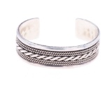 Navajo Nora Tahe Sterling SIlver Bracelet c. 1970