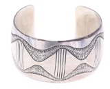 Navajo Anna Begay Sterling Silver Bracelet c. 1970