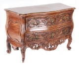 18th C. French Provincial Louis XV Walnut Commode