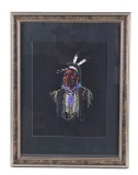 Navajo Franklin Kahn (1934-2010) Original Painting