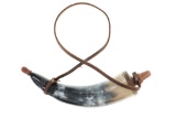 Civil War Era 19th Century Steer Horn Powder Horn