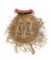 19th-C Lakota U-Shaped Painted Parfleche Container