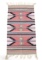Zapotec Medallion Banded Saltillo Rug c. 1960s