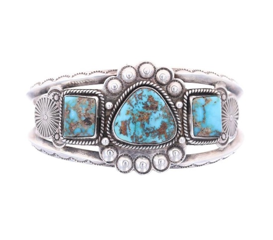 Old Pawn 1930s Navajo Royston Stunning Bracelet