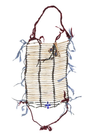 19th-century Plains Mans Bone Breatplate