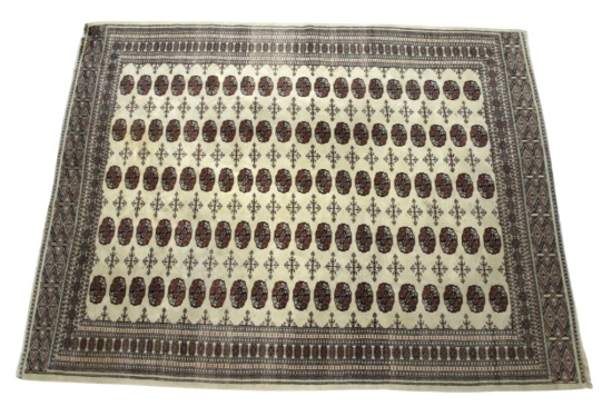 Mid-20th C. Tunisian Zerhivas / Zarbeeya Wool Rug
