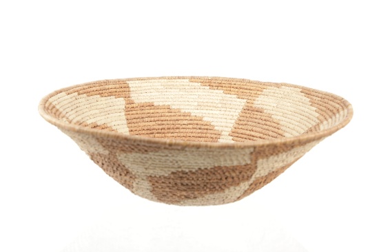 African Ivory Coast Hand Woven Papyrus Bowl