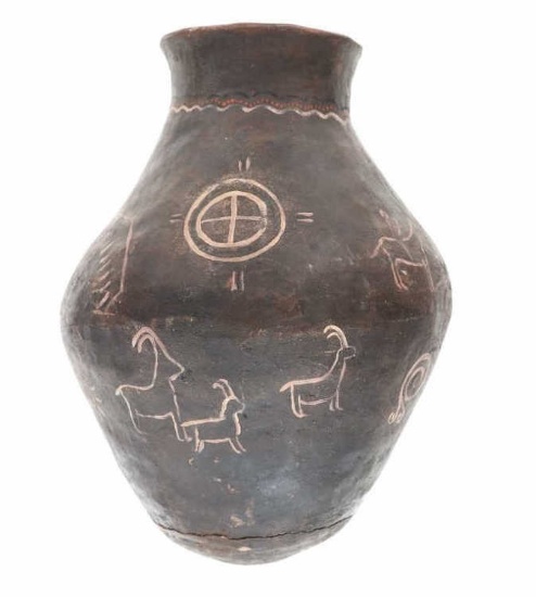 Tarahumara Rarámuri Olla Pottery Vessel c. 1900-30