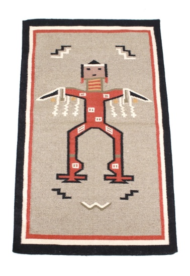 Navajo Yei Be Chei Style Custom Woven Rug