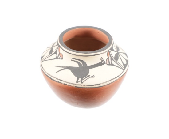 Zia Pueblo Irene Herrera Pottery Bowl 1970-80s