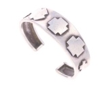 Navajo Gilson Smith Sterling Cuff Bracelet