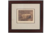 Ca. 1924 E.S. Curtis The Hunting Basket on Vellum