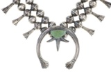 A Classic Navajo Squash Blossom by G. Mitchell