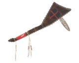 Plains Gunstock War Club W/ Spontoon Blade 1950s