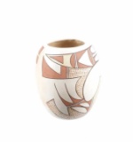 Hopi Fawn Navasie-Garcia Polychrome Pottery Vase
