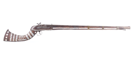 19th C. Afghan Pearl Inlayed Khyber Pass Rifle