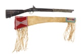 Ca. 1890 Crow Beaded Rifle Case & Tacked Rifle