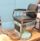 Emil J Padar Barber's Chair - Porcelain finish - pump action (doesn't work, may need fluid)