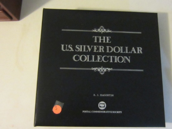 Silver Dollar Collection, Both Morgan And Peace Coins, 35 Coins
