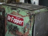 1940s-50s Dr. Pepper Jr. Cooler, chest style original porcelain finish