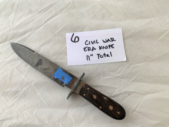 Civil War Era Knife - 11" Total