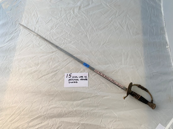 Civil War U.S. Medical Officer Sword